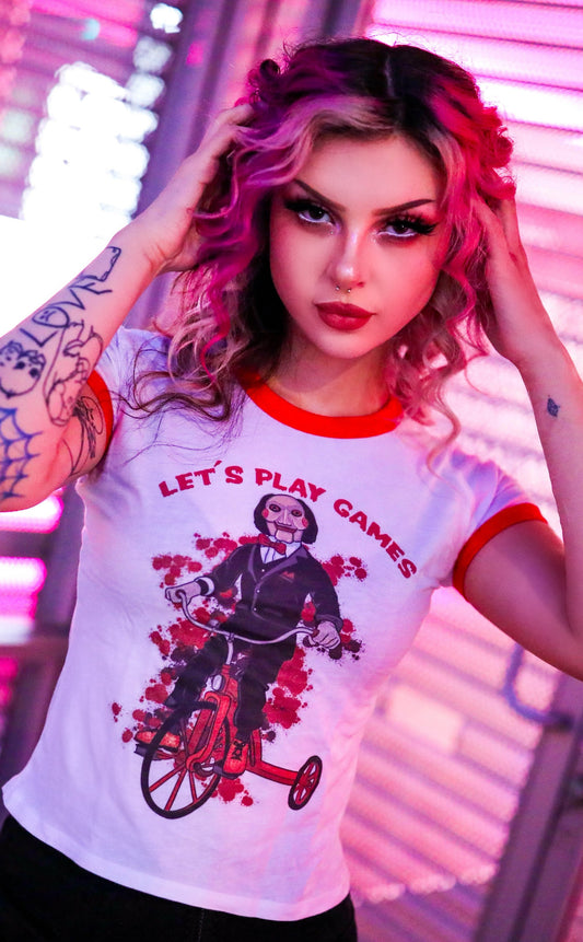 Let’s Play Games Ringer Tee