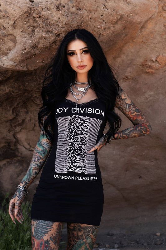 Joy Division Lace Strap Dress