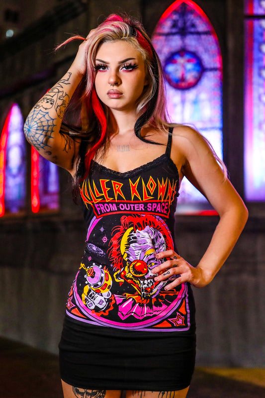 Killer Klowns Lace Strap Dress