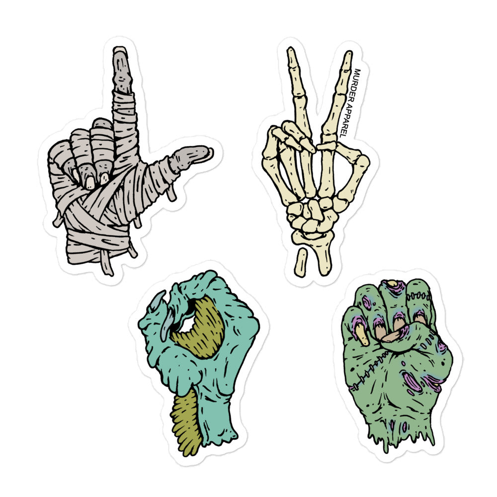 Monster Love ASL Stickers