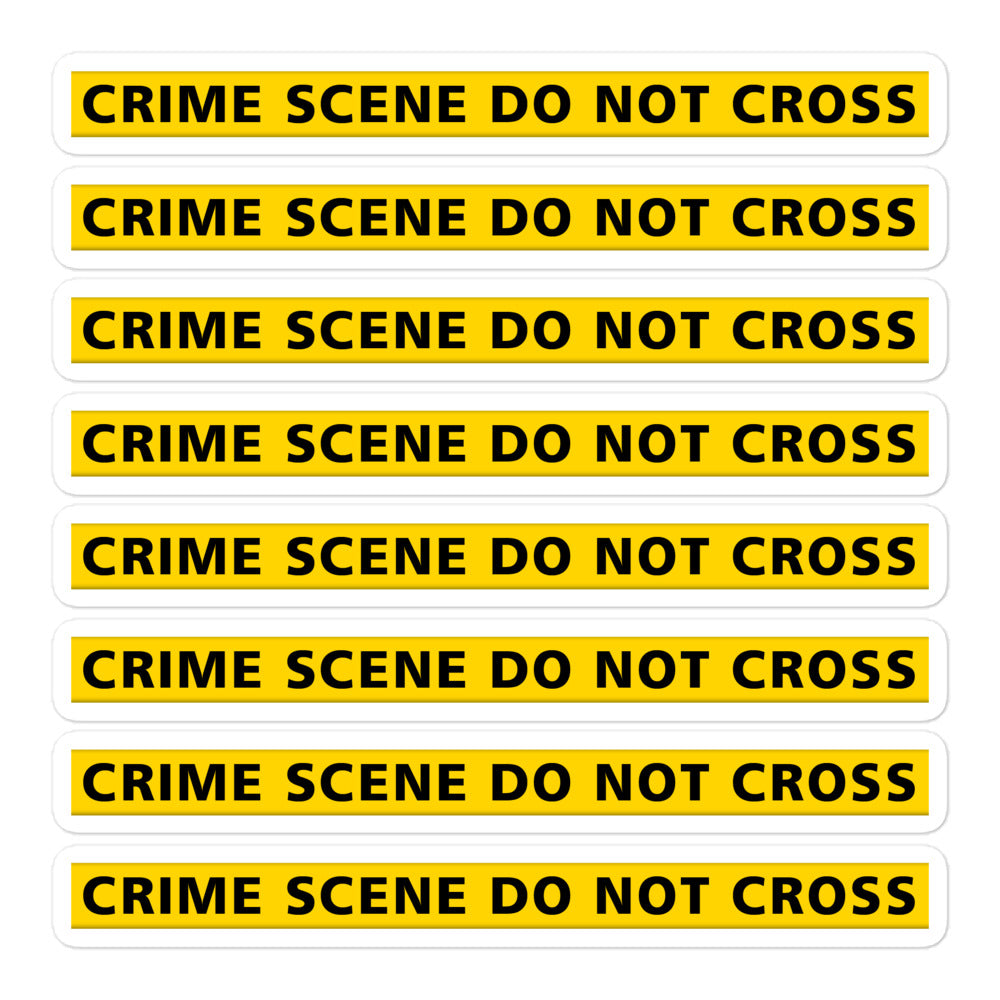 Crime Scene Stickers