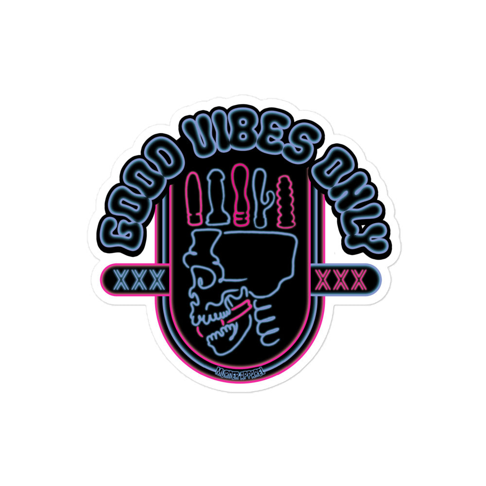 Good Vibes Only Sticker