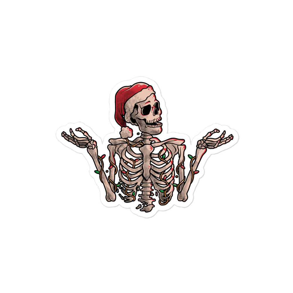 Dead Inside Christmas Sticker
