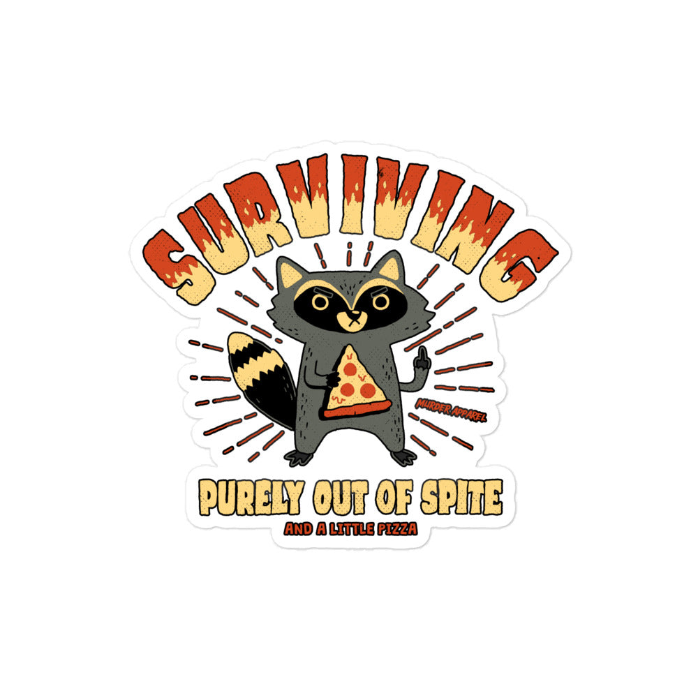 Surviving Out Of Spite Sticker