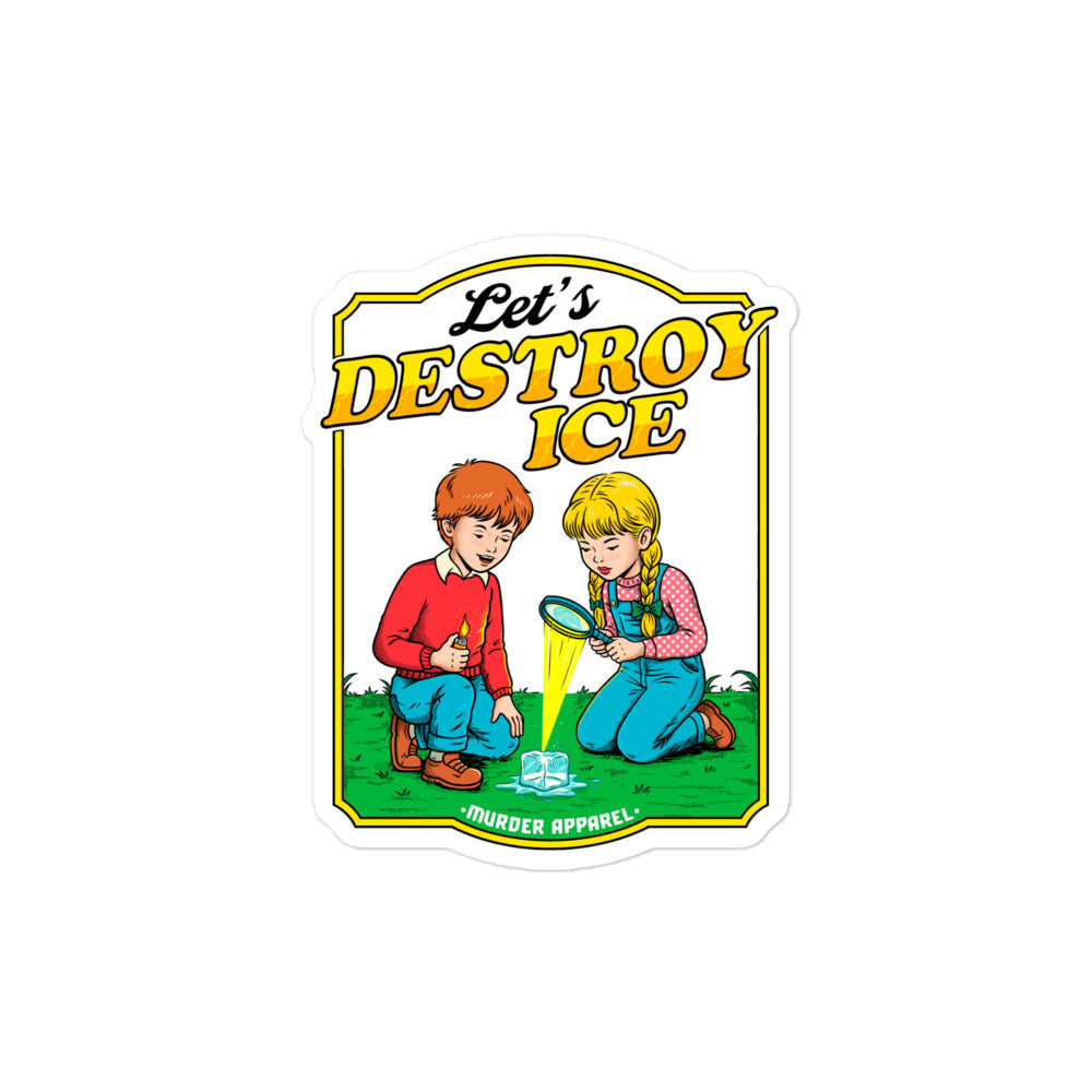 Destroy ICE Sticker