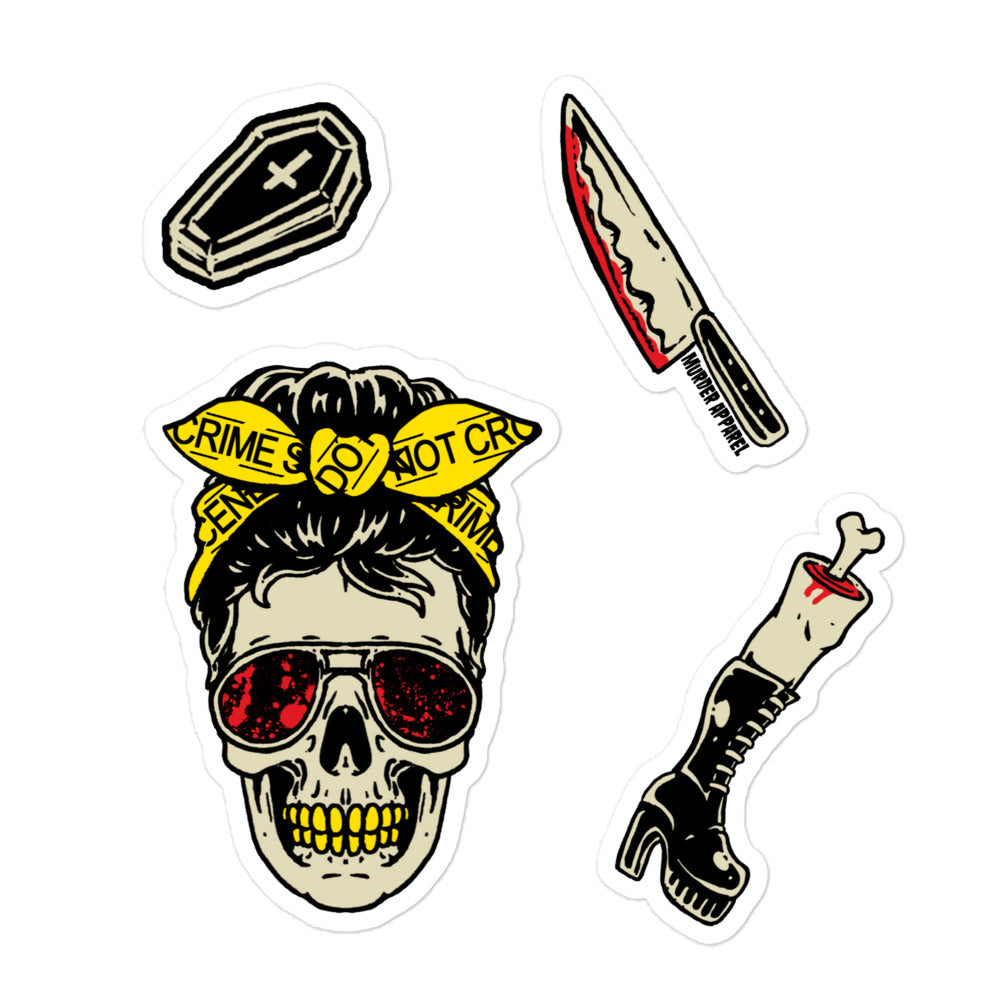 True Crime Club Stickers