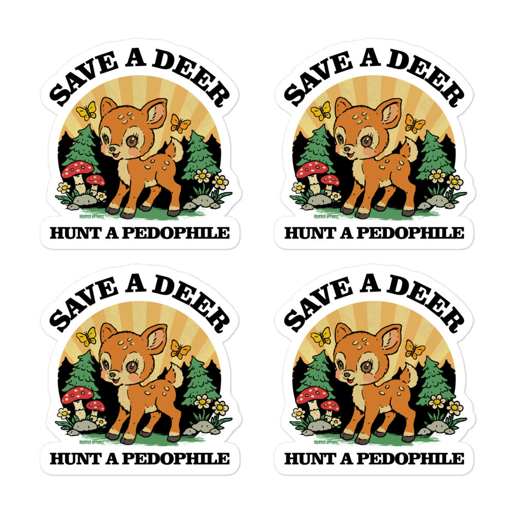 Save A Deer Stickers