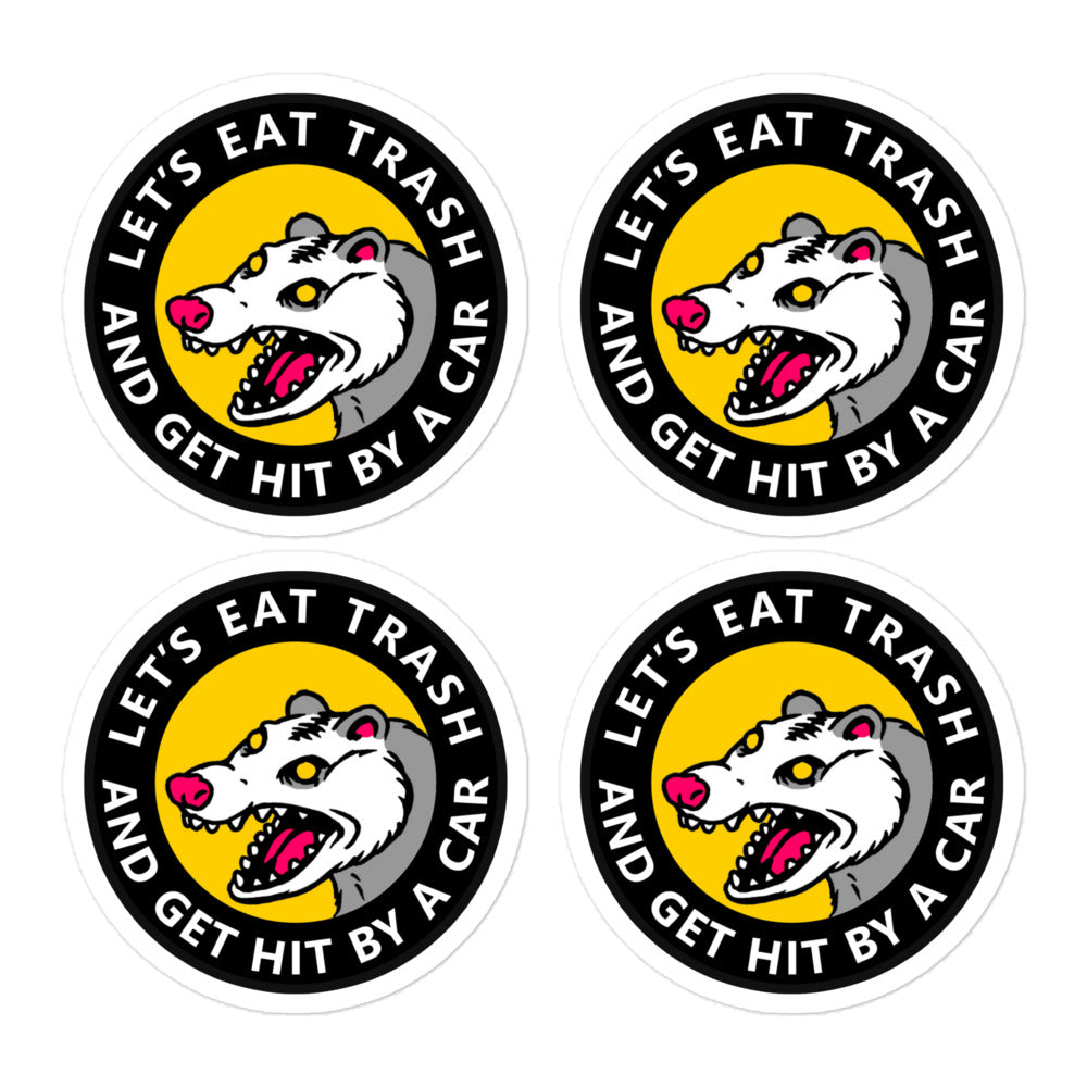 Let's Eat Trash Stickers