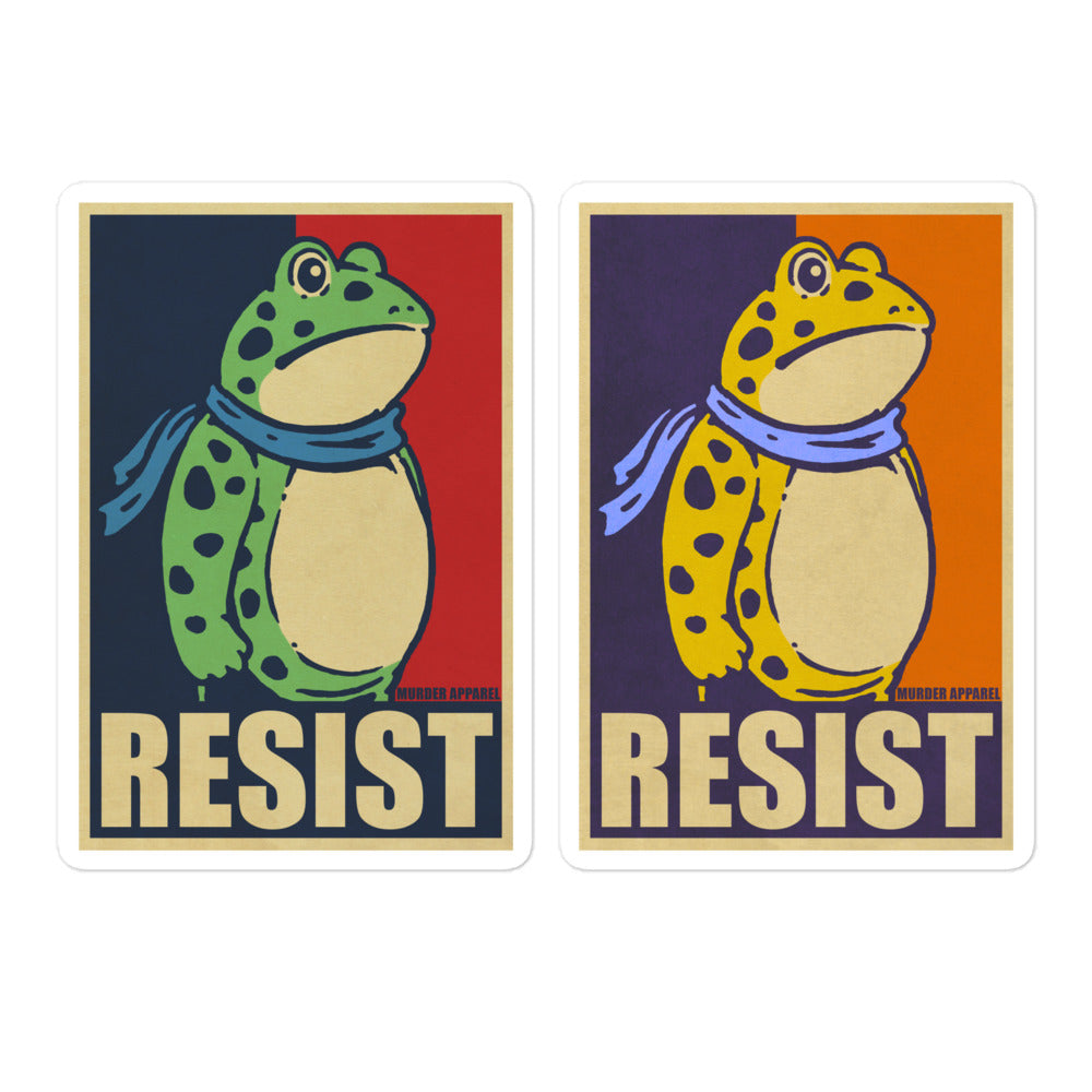 Frog Resist Stickers