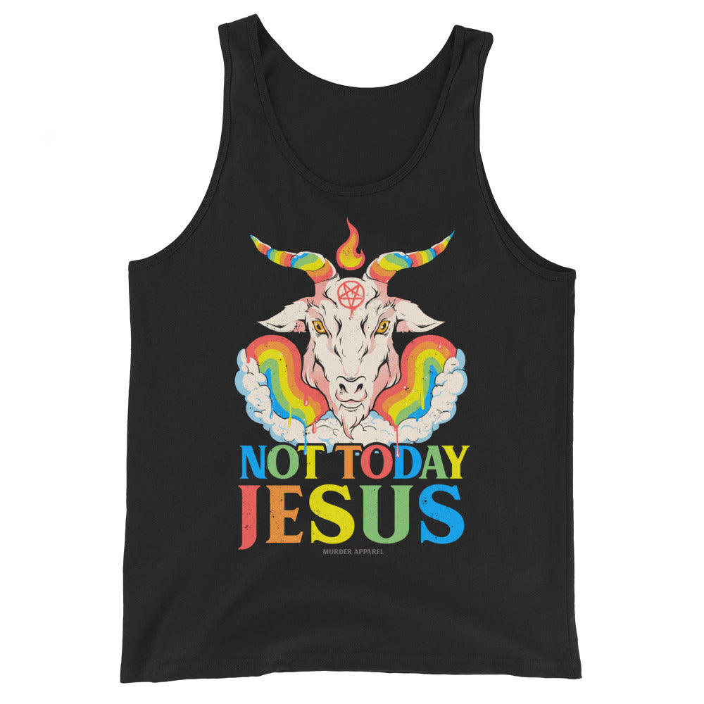 Not Today Jesus Tank