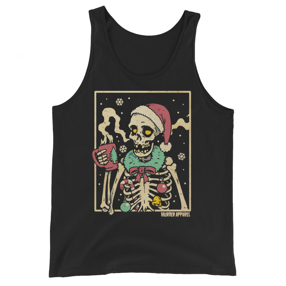 Christmas Coffee Skeleton Tank