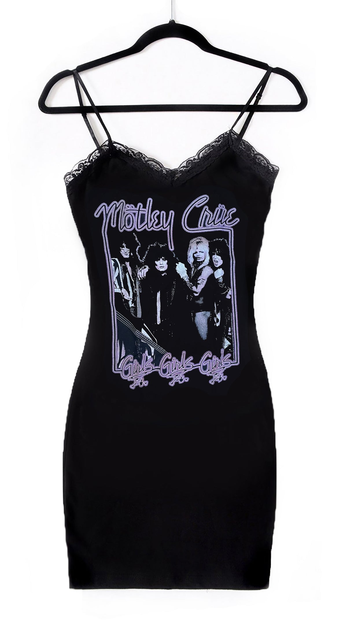 Mötley Crüe Lace Strap Dress