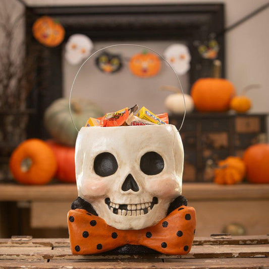 Mr. Albert Skully Bucket by Bethany Lowe Designs