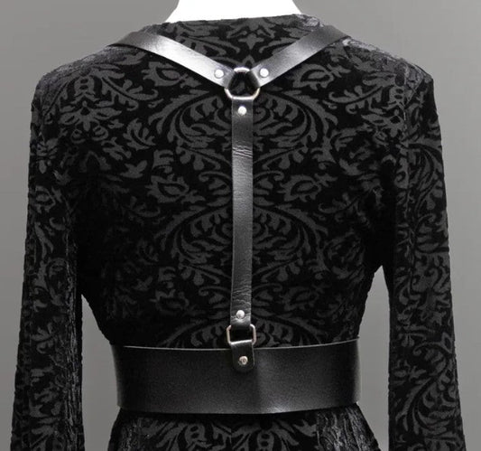 Nyx Vegan Leather Harness - READY TO SHIP!