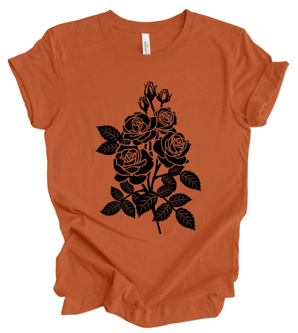Black Roses - PUMPKIN - T-Shirt