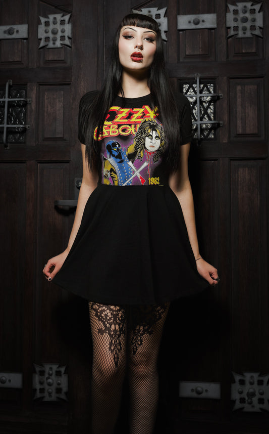 Ozzy Black Baby Doll Dress