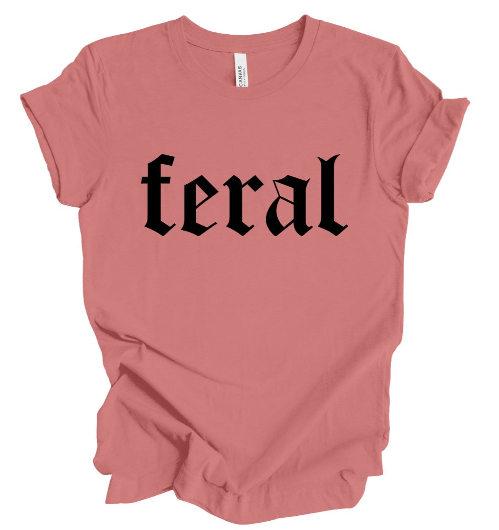 Feral - DUSTY ROSE - T-Shirt