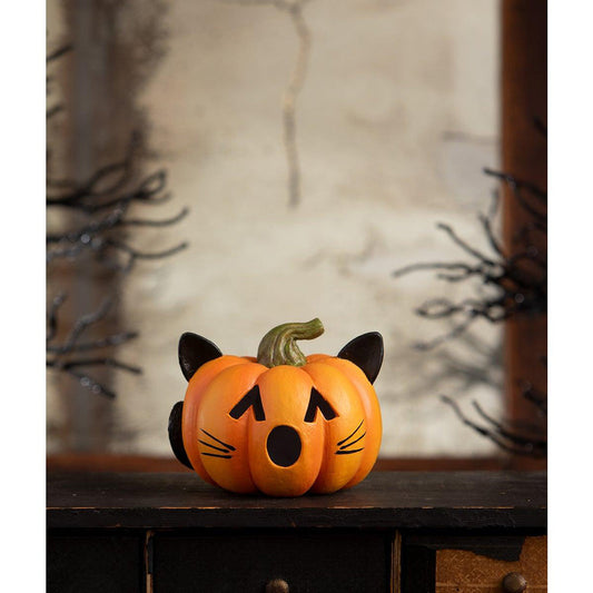 Pumpkin Cat Luminary by Bethany Lowe Designs