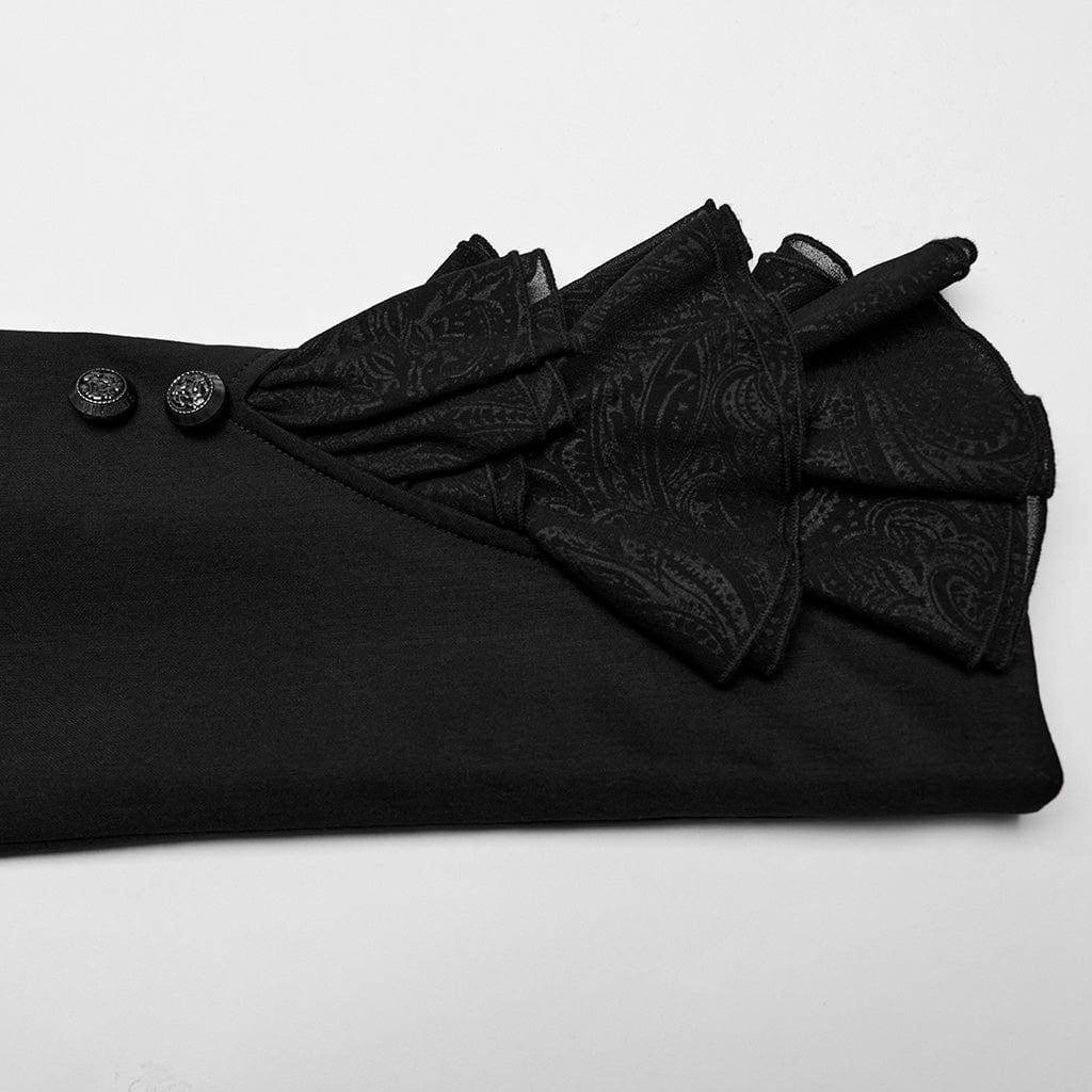 Nocturne Bat-Collar Tailcoat