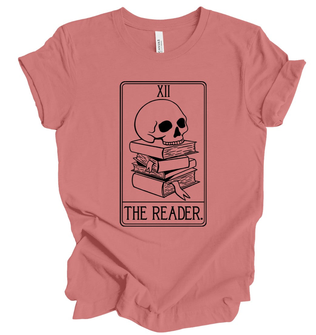 The Reader Tarot - DUSTY ROSE - T-Shirt