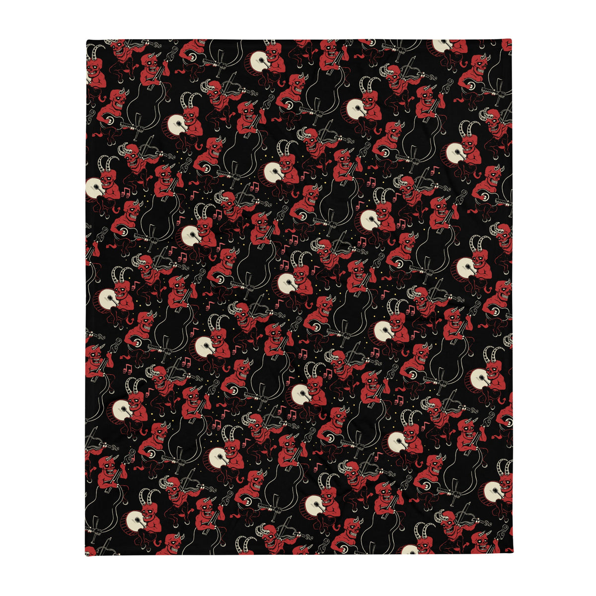 Satan's Music Throw Blanket
