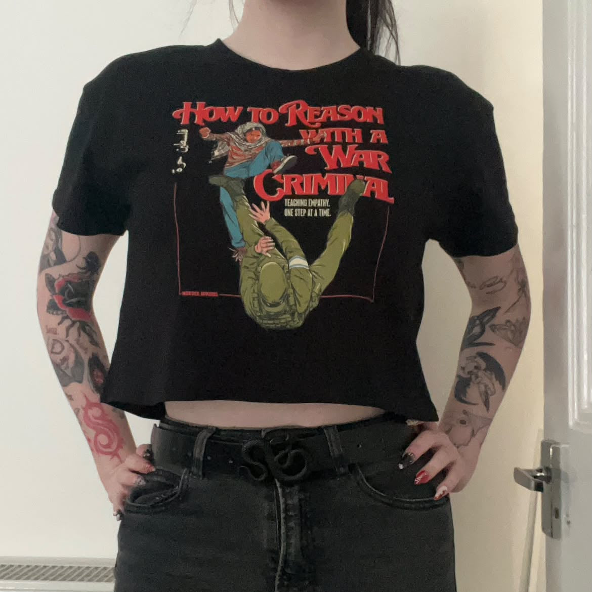 War Criminal Crop Top