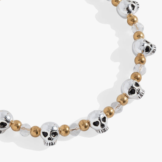 Skull Beaded Bangle