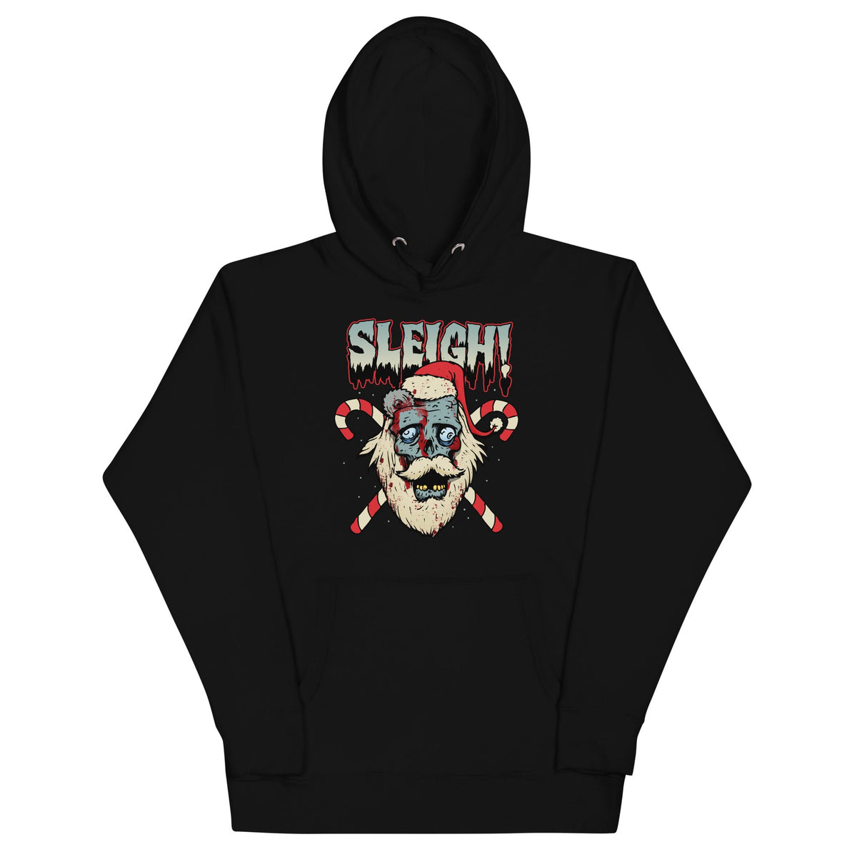 Zombie Santa Sleigh Hoodie