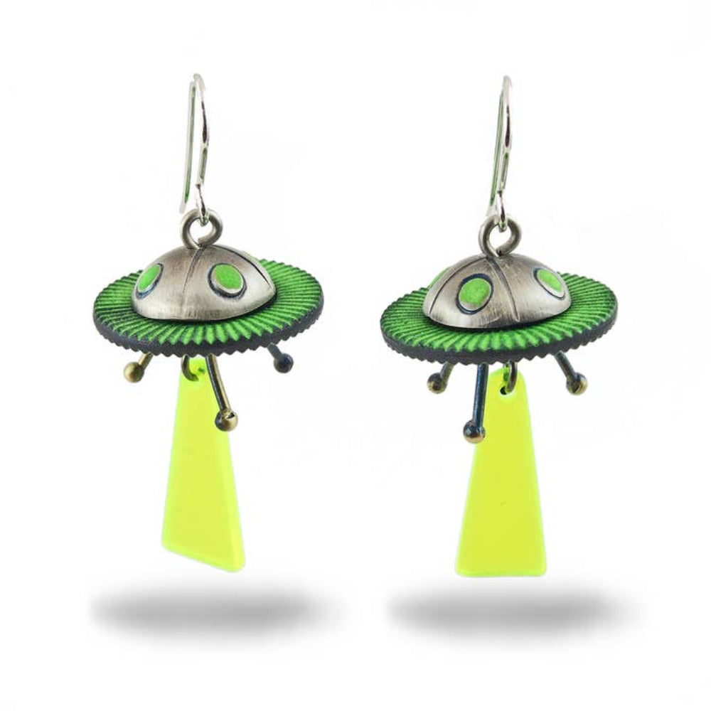 Space Invader Earrings by Chickenscratch