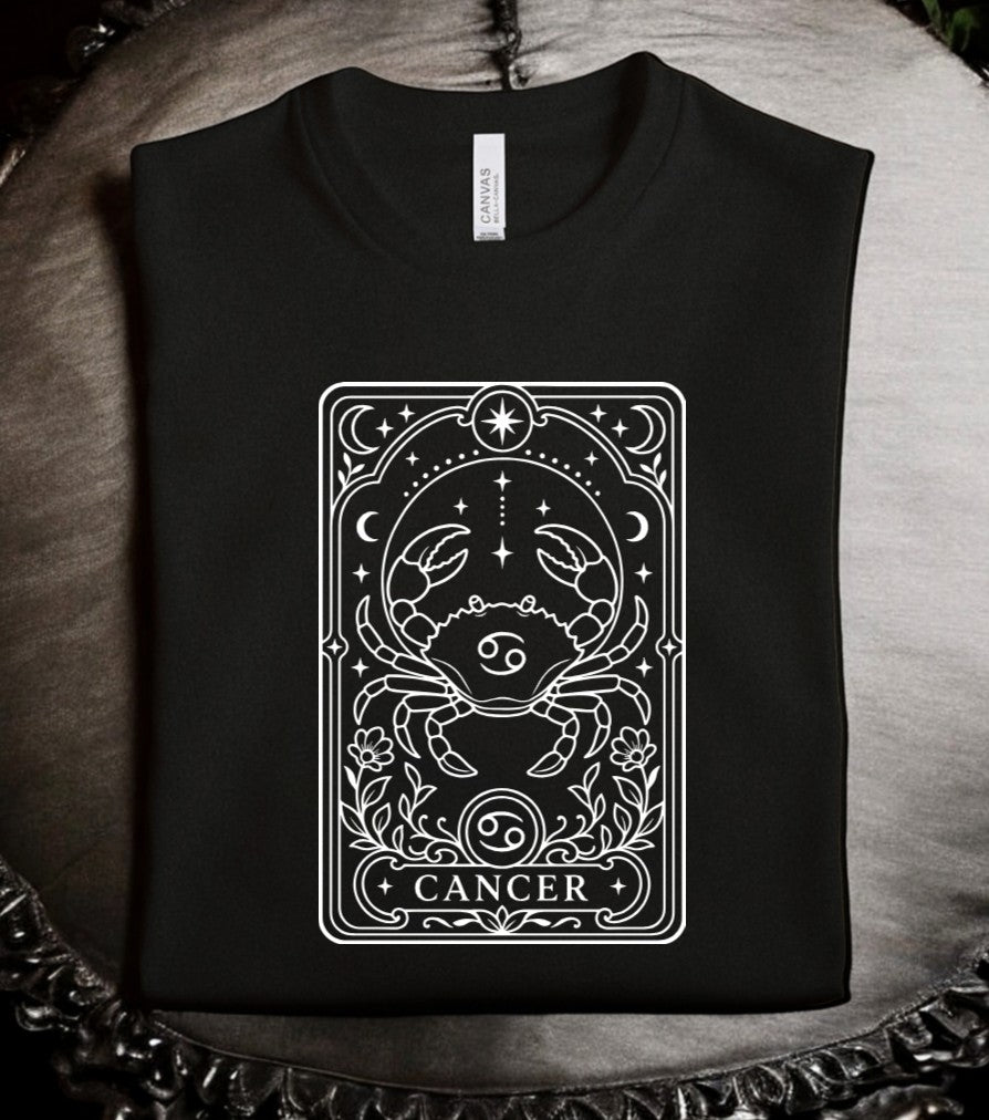 Cancer Tarot - Available in T-Shirt, Pullover, Hoodie, Tank, Cropped t-shirt or Long Sleeve