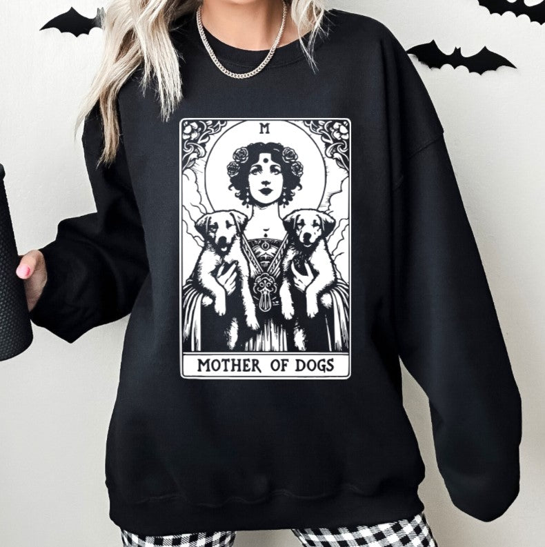 The Mother of Dogs Tarot - Available in T-Shirt, Pullover, Hoodie, Tank or Long Sleeve