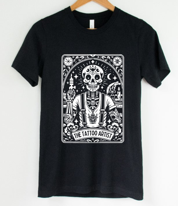 The Tattoo Artist Tarot - Available in T-Shirt, Pullover, Hoodie, Tank or Long Sleeve