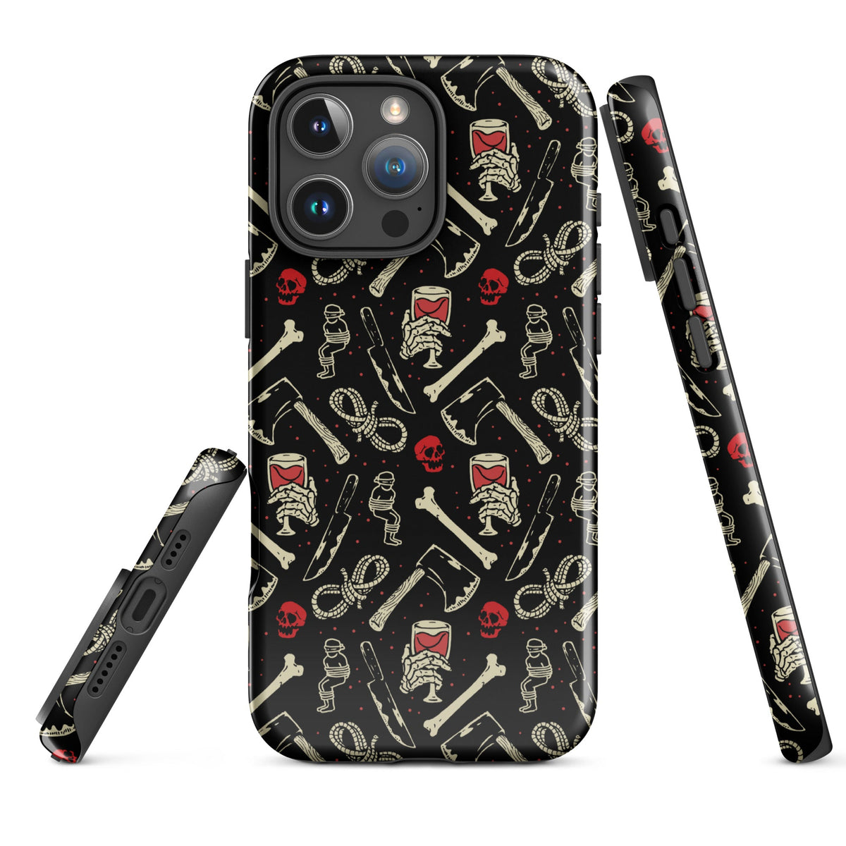 True Crime And Wine iPhone Case