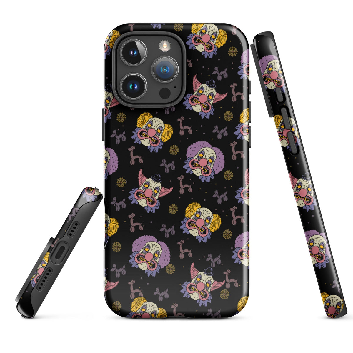 Spooky Clowns Circus iPhone Case