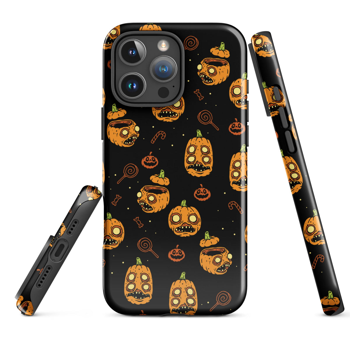 Zombie Pumpkins iPhone Case