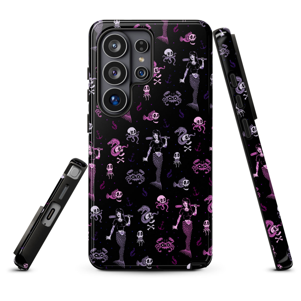 Metal Mermaid Samsung Case