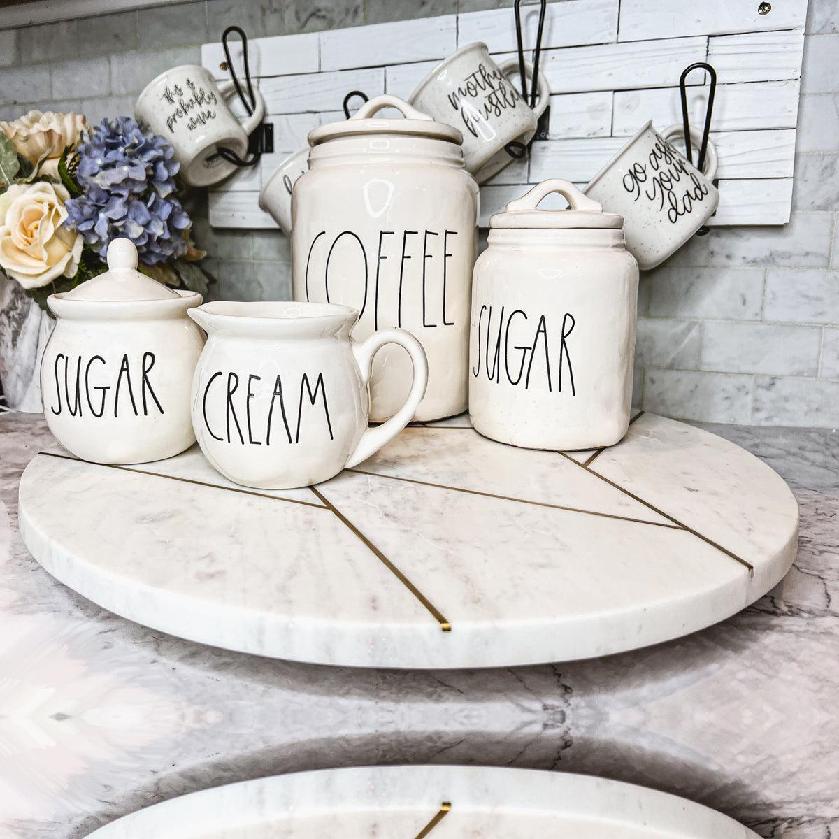 Marble & Gold Lazy Susan