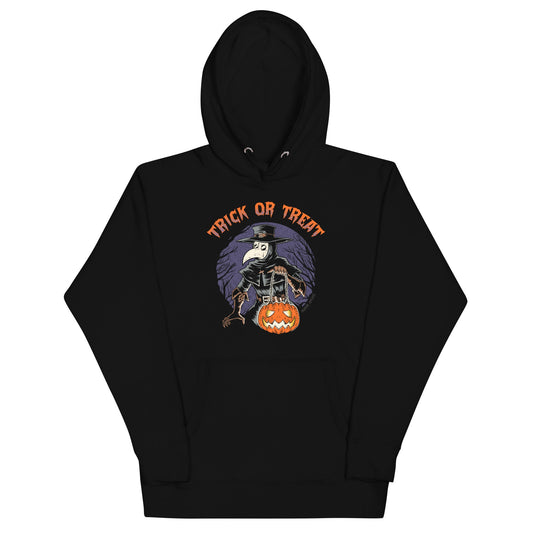 Trick Or Treat Plague Doctor Hoodie