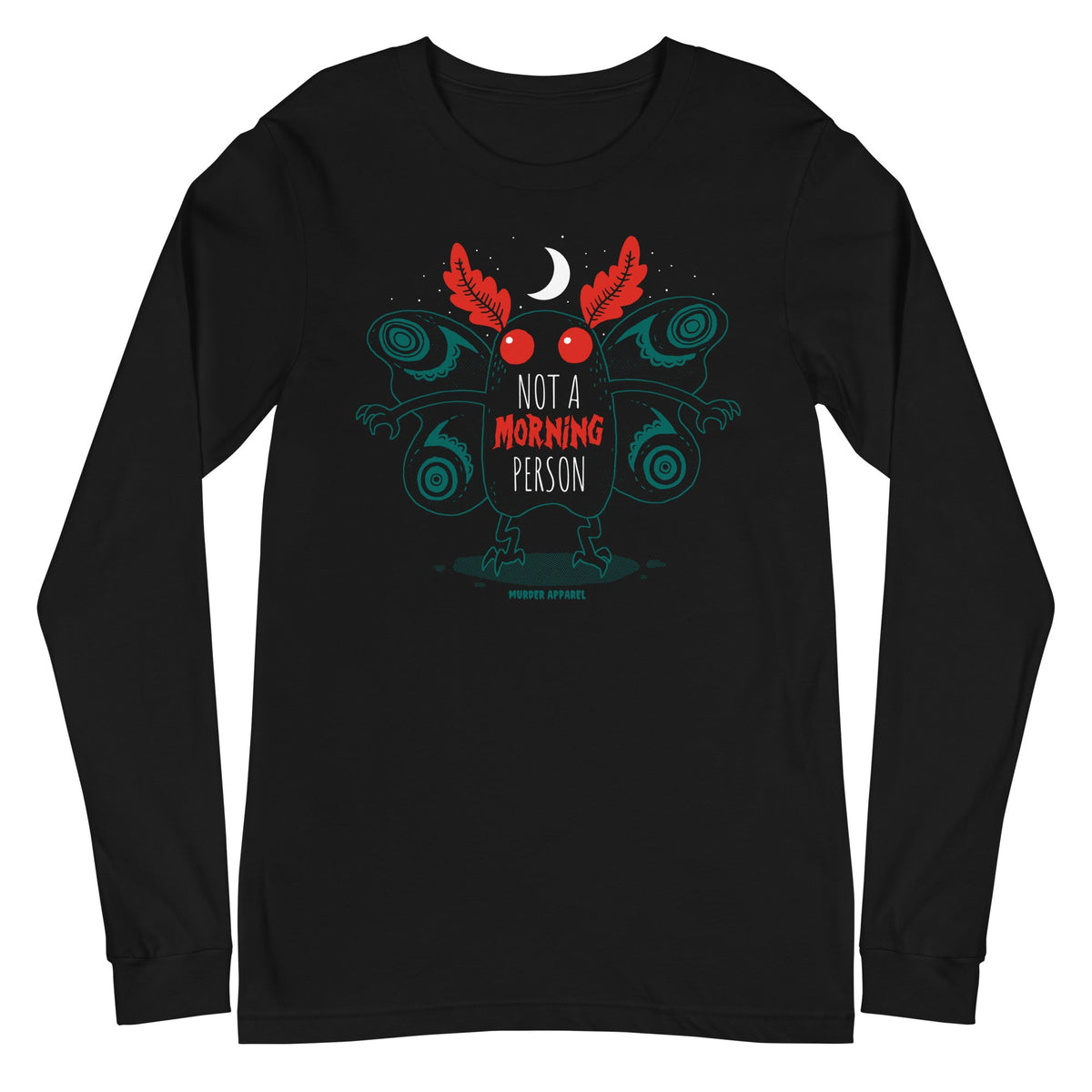 Mothman Morning Person Long Sleeve Shirt