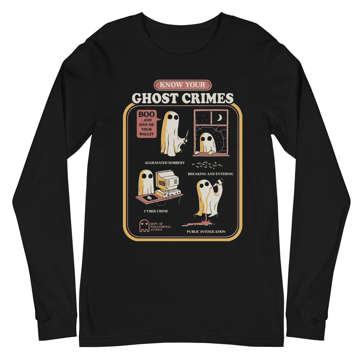 Ghost Crimes Long Sleeve Shirt