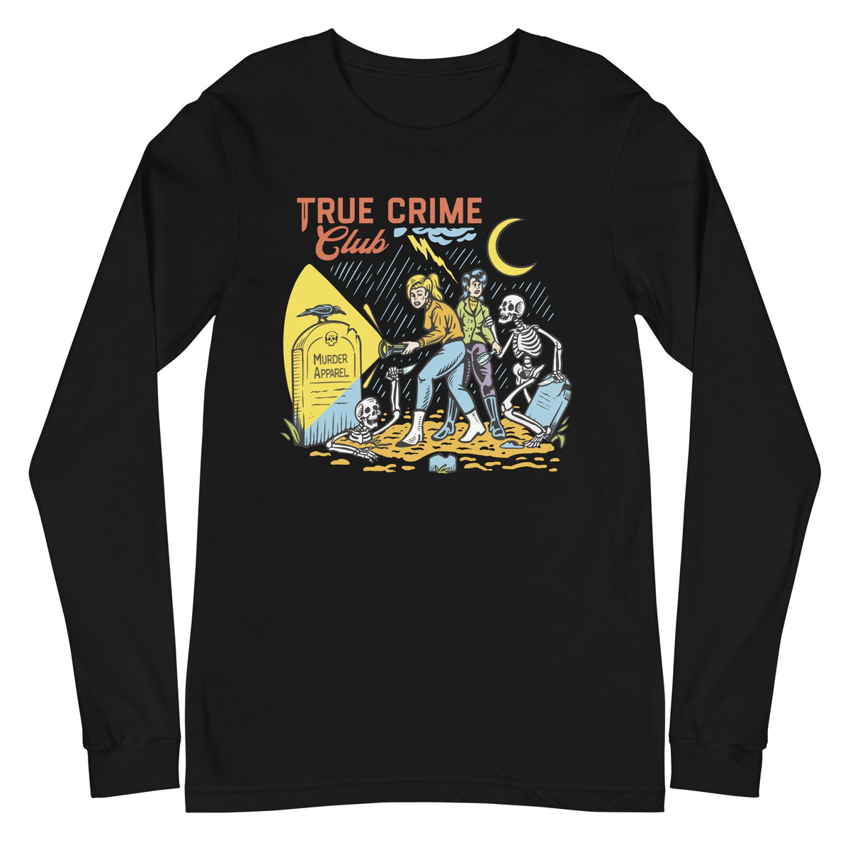 True Crime Club Retro Long Sleeve Shirt