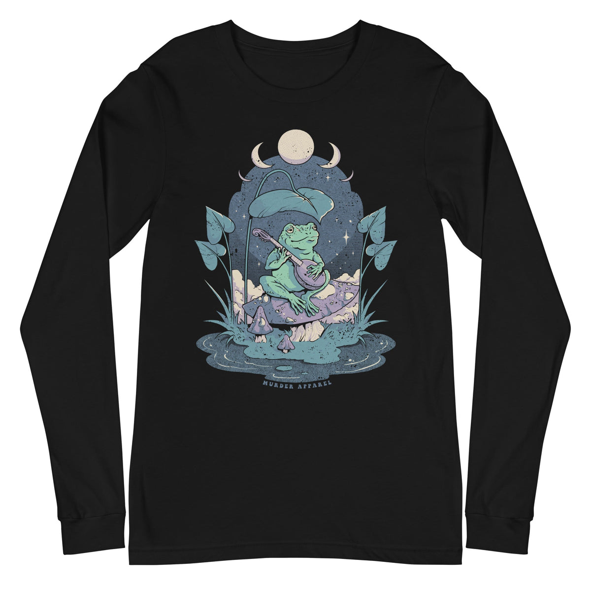 Cottage Frog Forest Long Sleeve Shirt