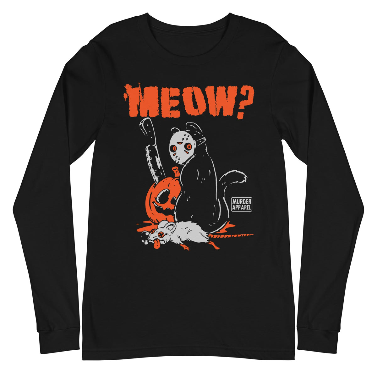 Killer Cat Meow Long Sleeve Shirt