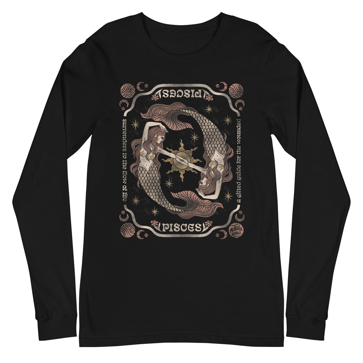 Pisces Zodiac Long Sleeve Shirt
