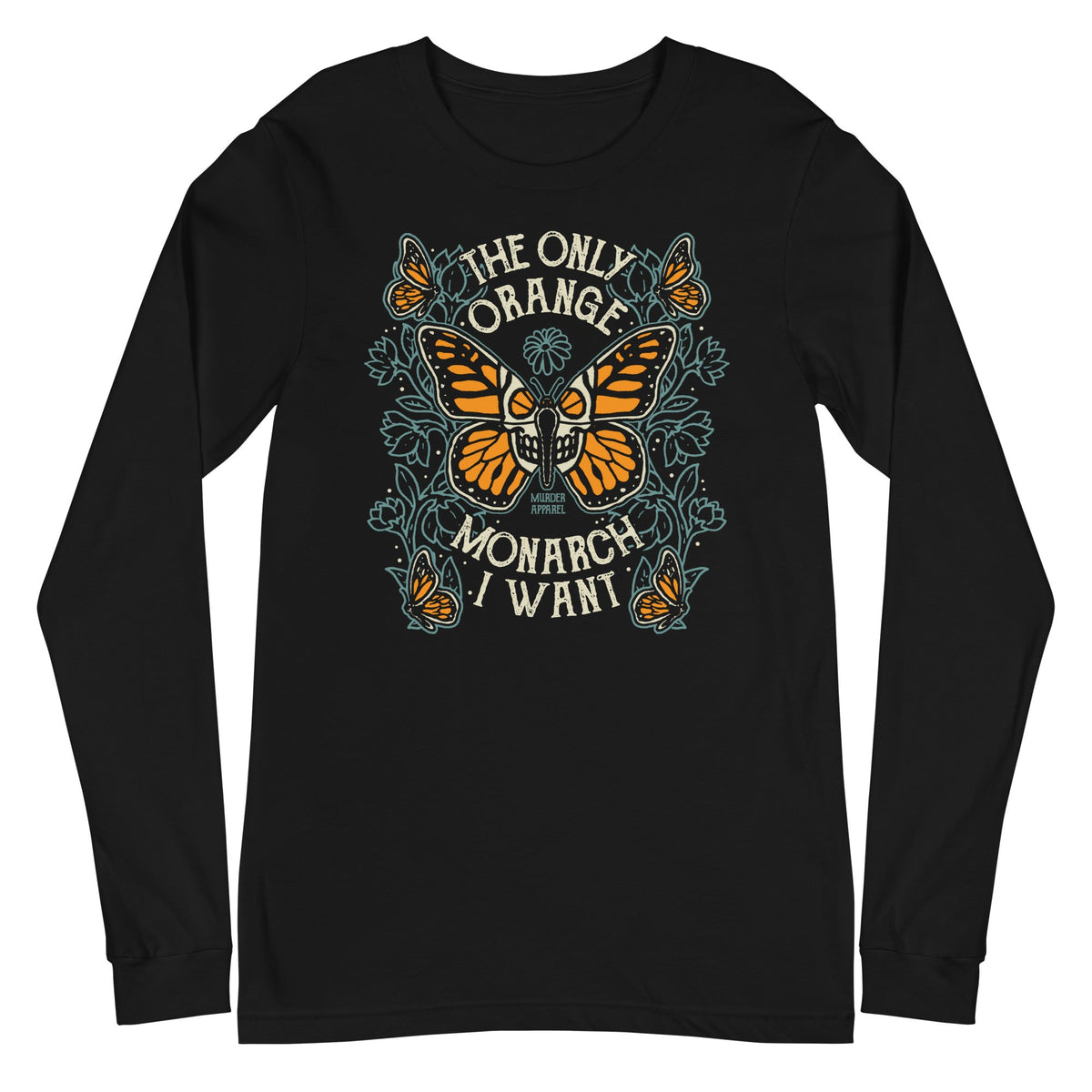Orange Monarch Long Sleeve Shirt