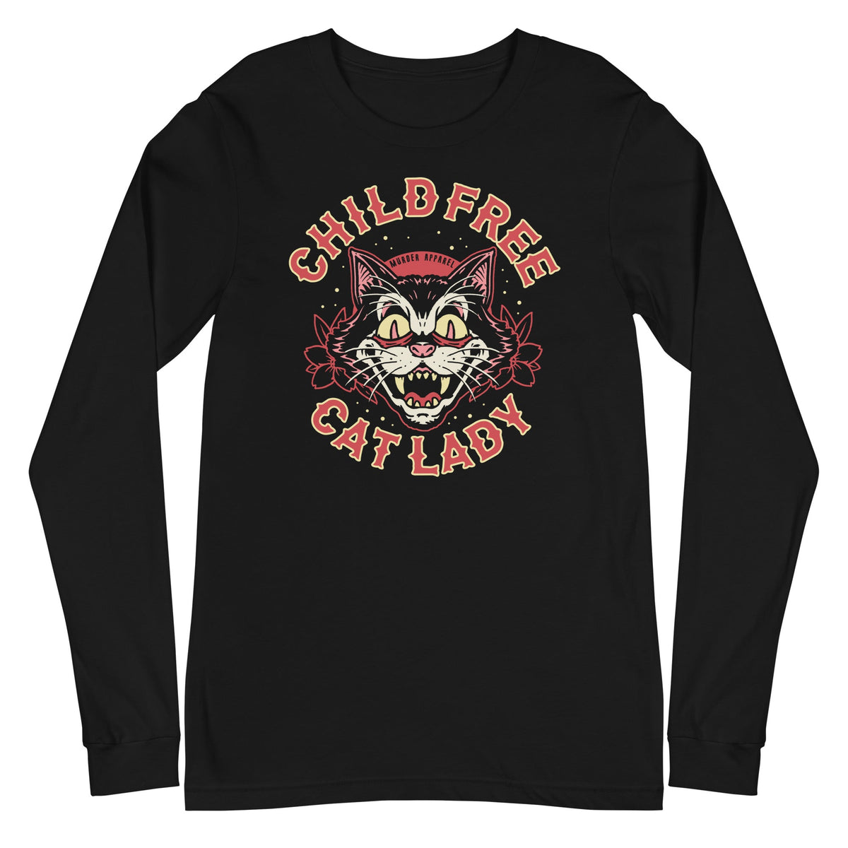 Childfree Cat Lady Long Sleeve Shirt