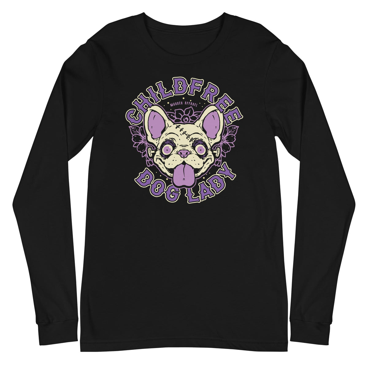 Childfree Dog Lady Long Sleeve Shirt