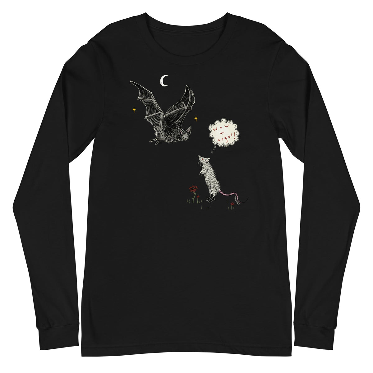 Wow An Angel Long Sleeve Shirt