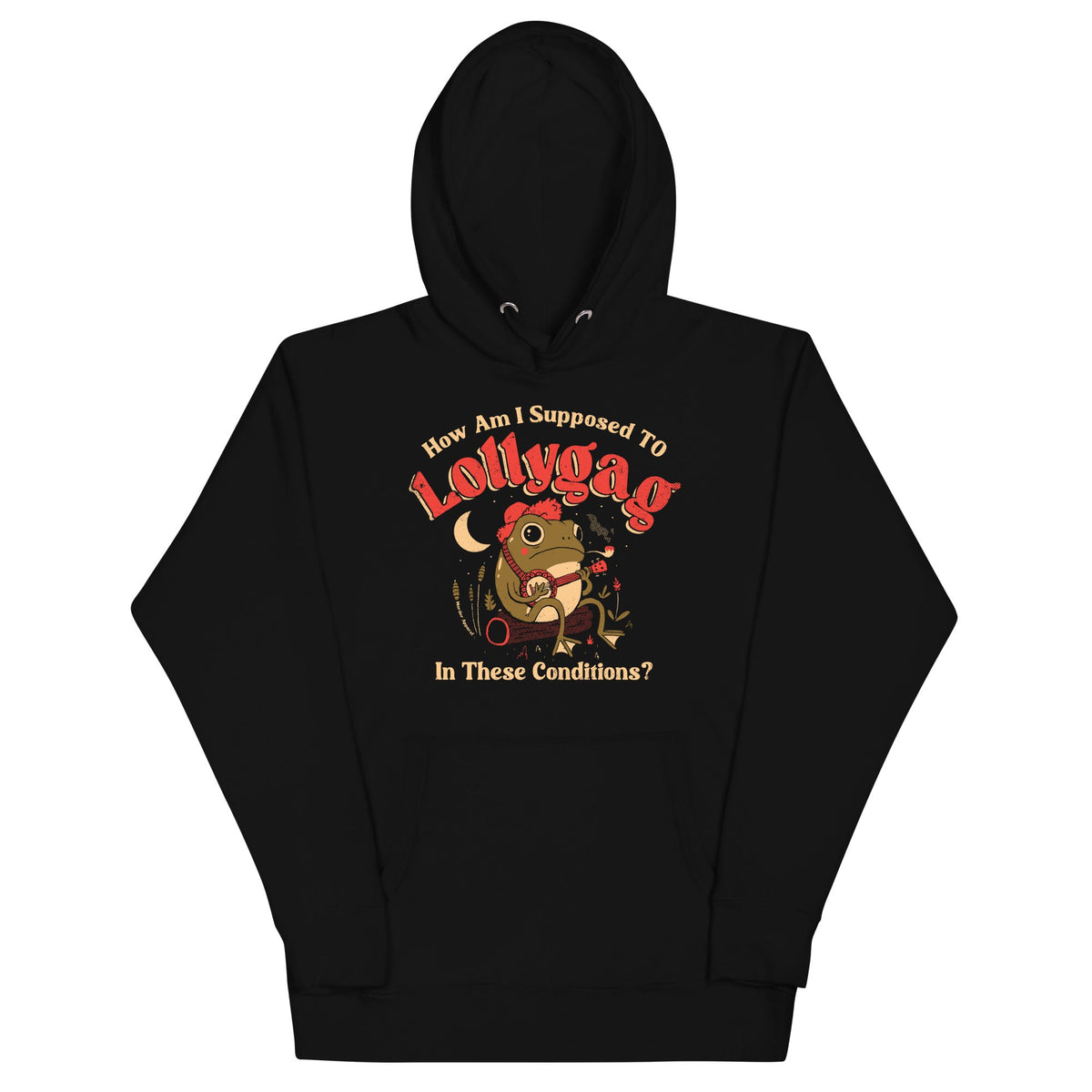 Lollygag Frog Hoodie