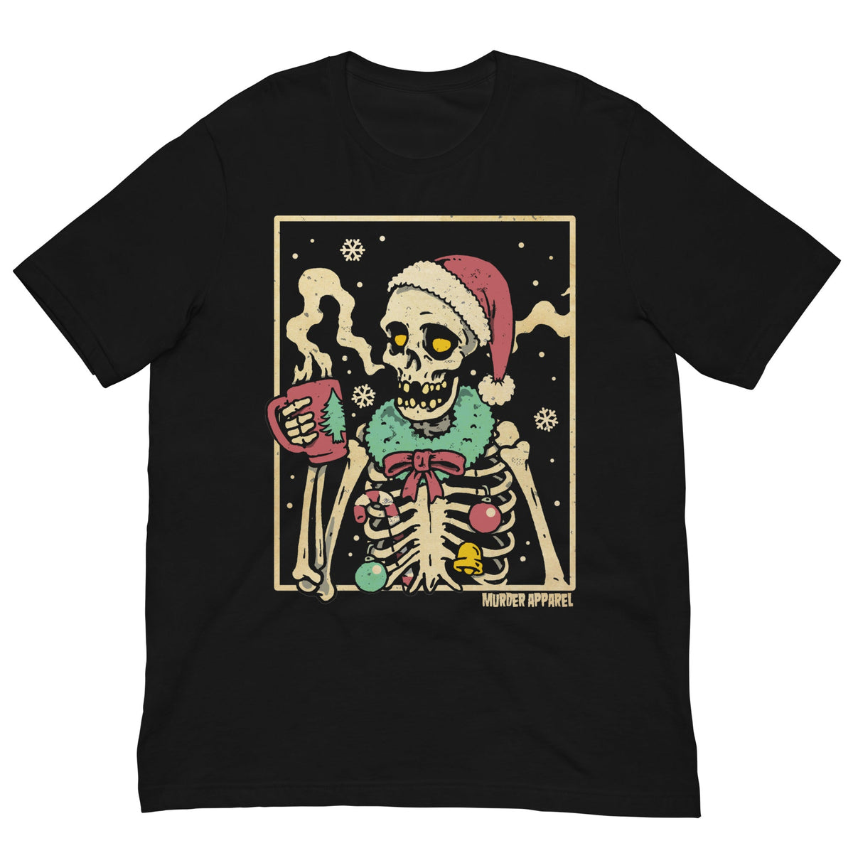 Christmas Coffee Skeleton T-shirt